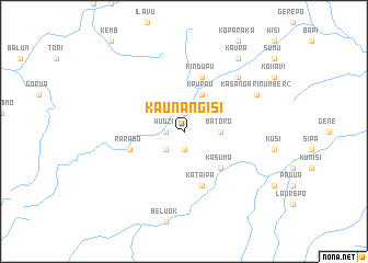 map of Kaunangisi