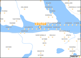 map of Kaunda