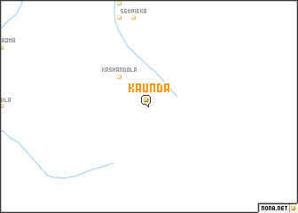 map of Kaunda