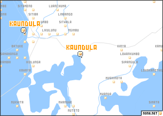 map of Kaundula