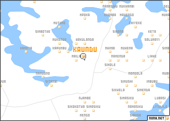 map of Kaundu