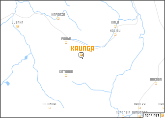 map of Kaunga
