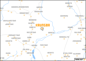 map of Kaungba