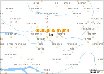 map of Kaungbinsi-myoma