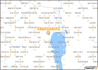 map of Kaungdaing