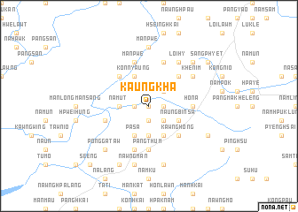 map of Kaungkha
