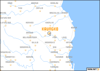 map of Kaungko