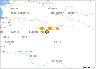 map of Kaungmaung