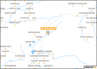 map of Kaungmu