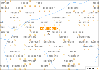 map of Kaungpok