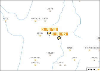 map of Kaungra