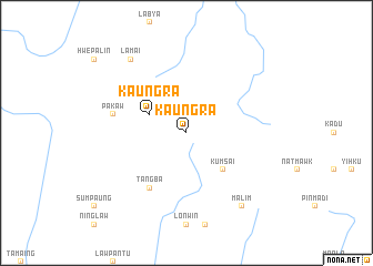 map of Kaungra