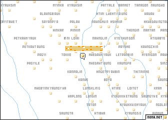 map of Kaungwaing