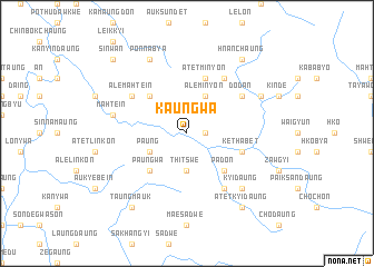 map of Kaungwa