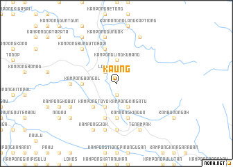 map of Kaung
