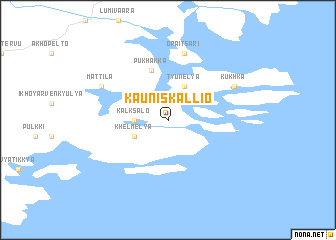 map of Kauniskallio