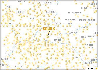 map of Kaunk