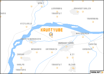 map of Kaun-Tyube