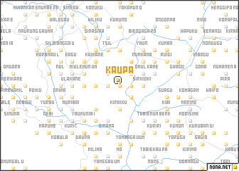 map of Kaupa