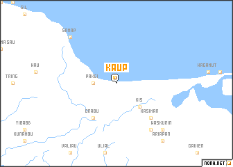 map of Kaup