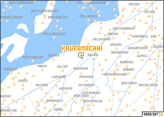 map of Kaura Māchhi