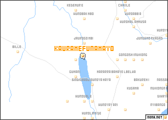 map of Kaurame Funamayo