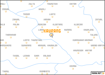 map of Kaurang