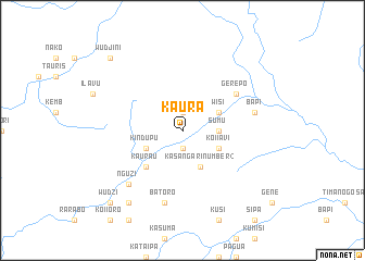 map of Kaura