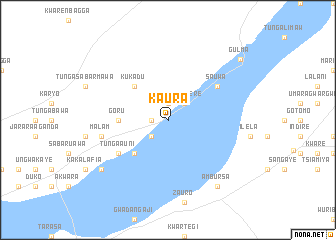 map of Kaura