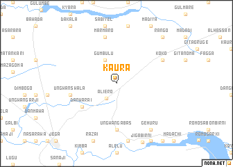 map of Kaura