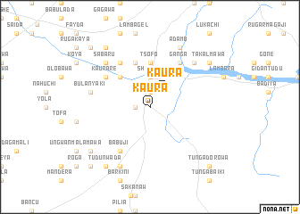 map of Kaura