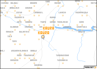 map of Kaura