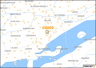 map of Kaura