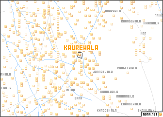 map of Kaurewāla