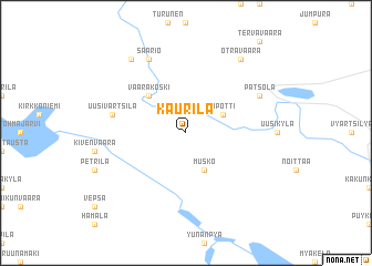 map of Kaurila