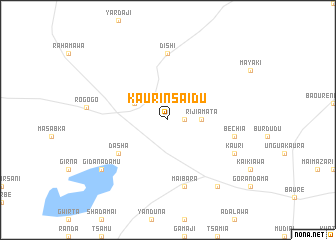 map of Kaurin Saidu