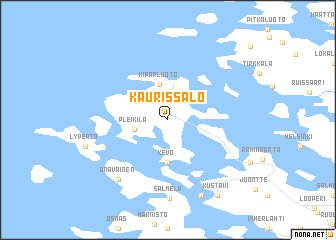 map of Kaurissalo