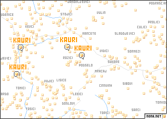 map of Kauri