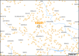 map of Kauri