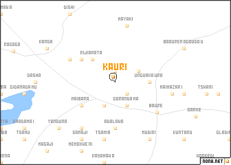 map of Kauri