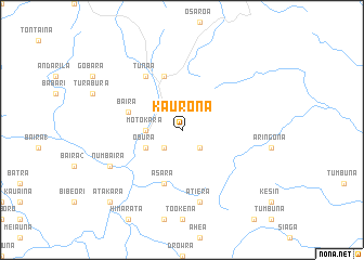 map of Kaurona