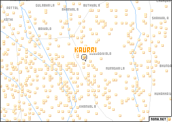 map of Kaurri