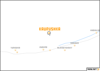 map of Kaurushka