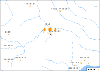 map of Kauru