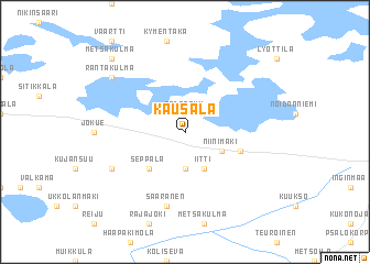 map of Kausala