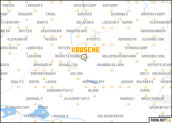 map of Kausche