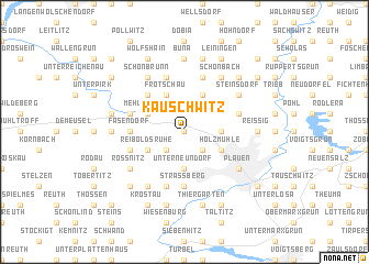 map of Kauschwitz