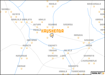 map of Kaushenda