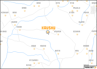 map of Kaushu