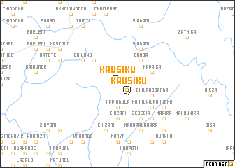 map of Kausiku